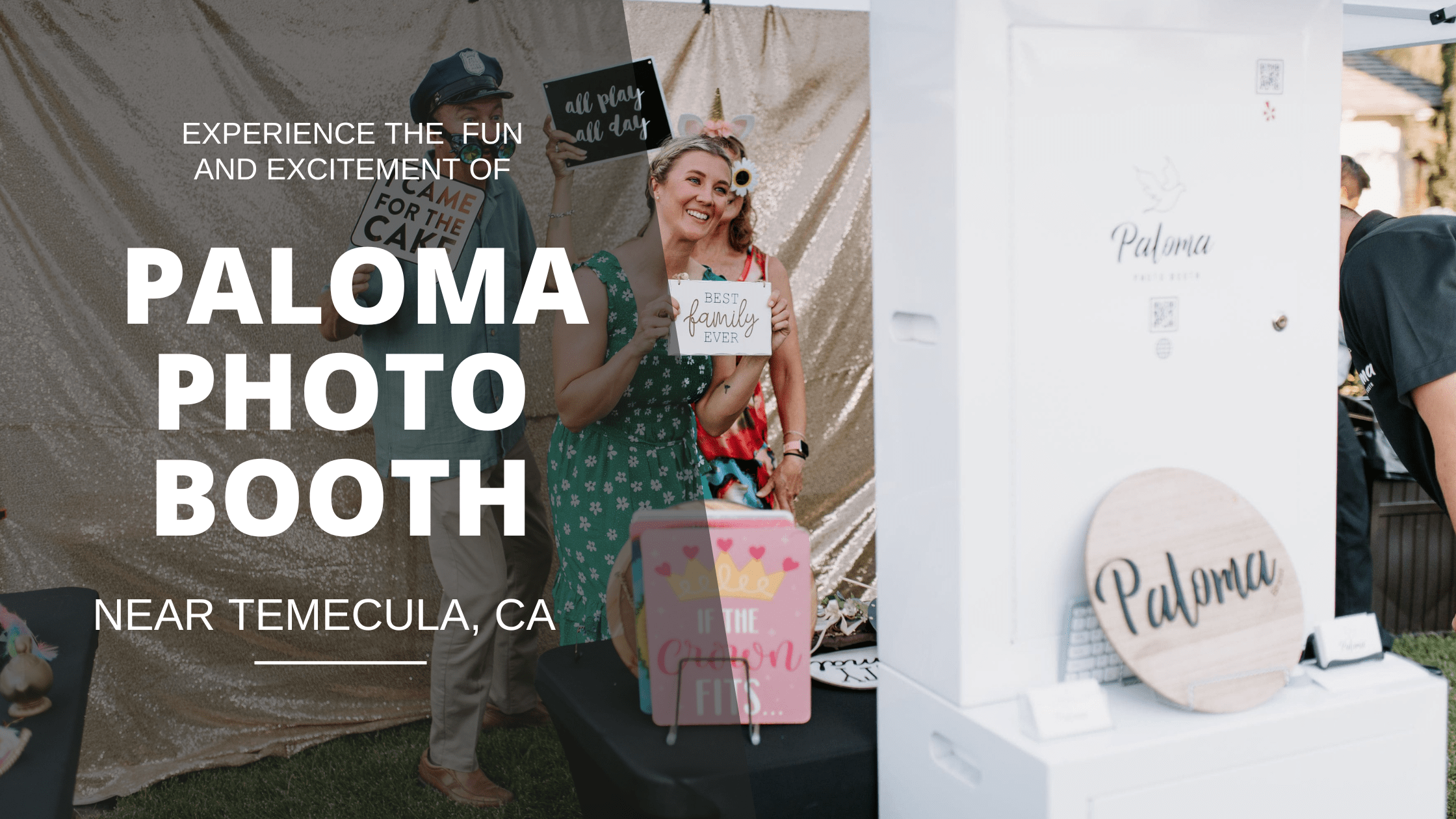 Paloma Photo Booth in Temecula, CA