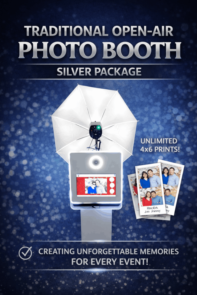 open air photo booth with unlimited prints Temecula wedding photo booth