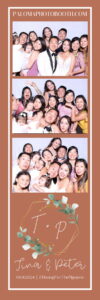 wedding photo booth strips at Europa Village Temecula winery